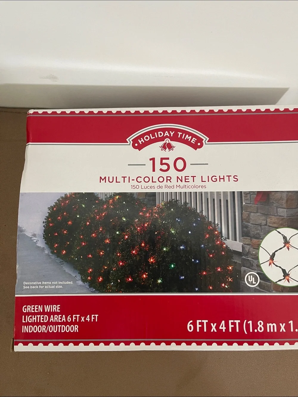 Holiday Time Multi-Color Net Lights - Red, Green, Blue